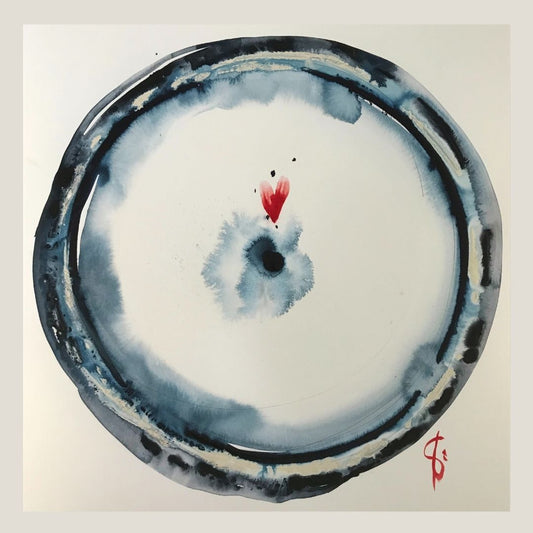 Original Abstract Watercolor Painting: To Love Is Hard To Define