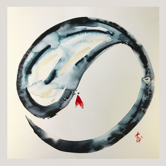 Original Abstract Watercolor Painting: To Love Is To Let Go Of Results