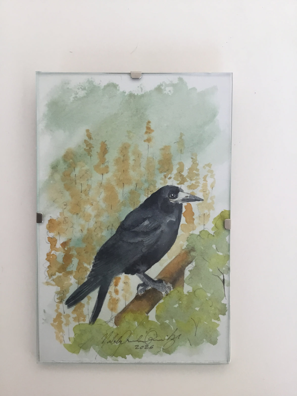 Rook Watercolour Painting