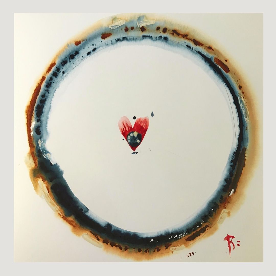 Original Abstract Watercolor Painting: To Love Is To Bring To You Everything