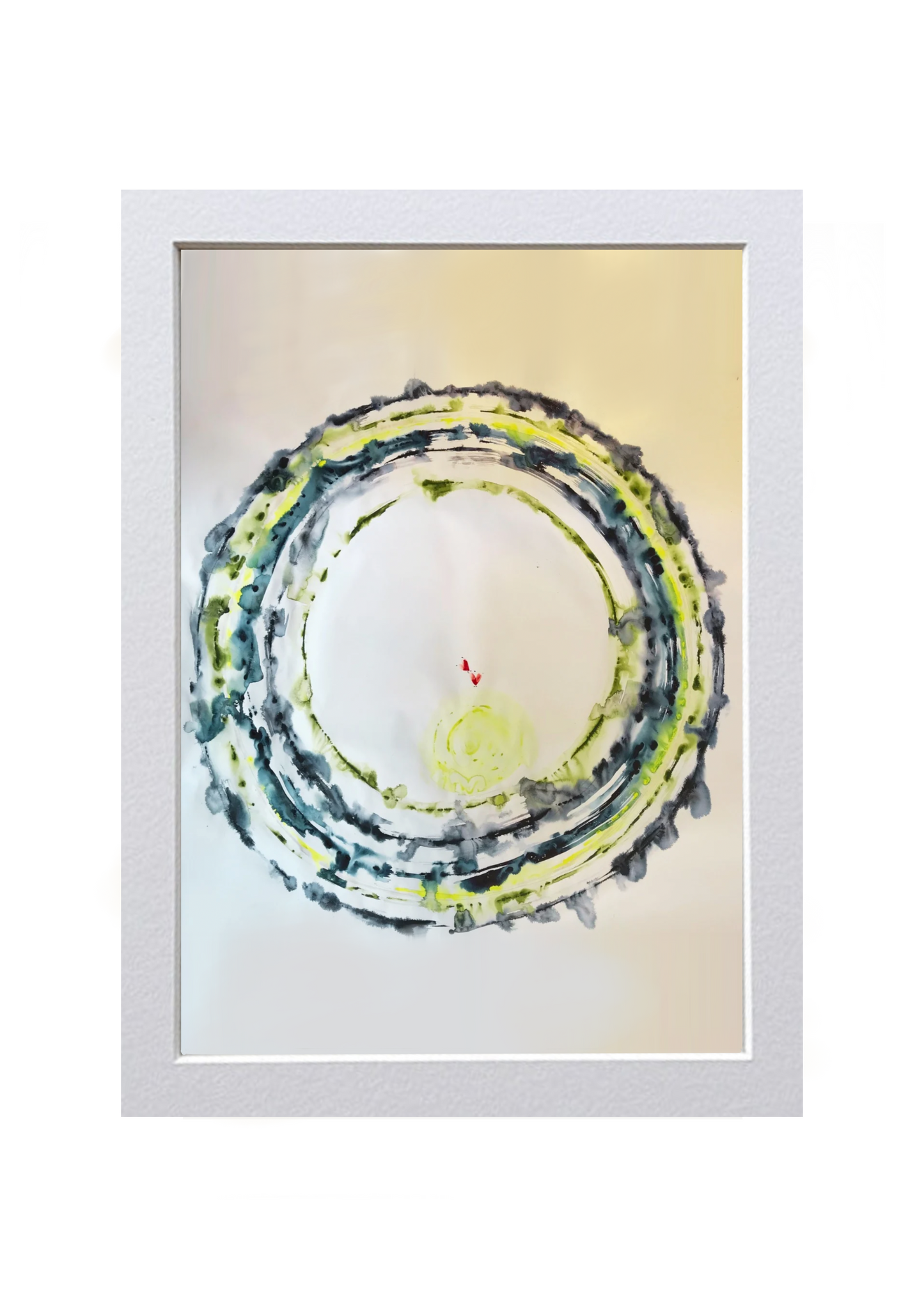 Signed Print of an Abstract Watercolor Painting: “To Love is the most rebellious act in this society”