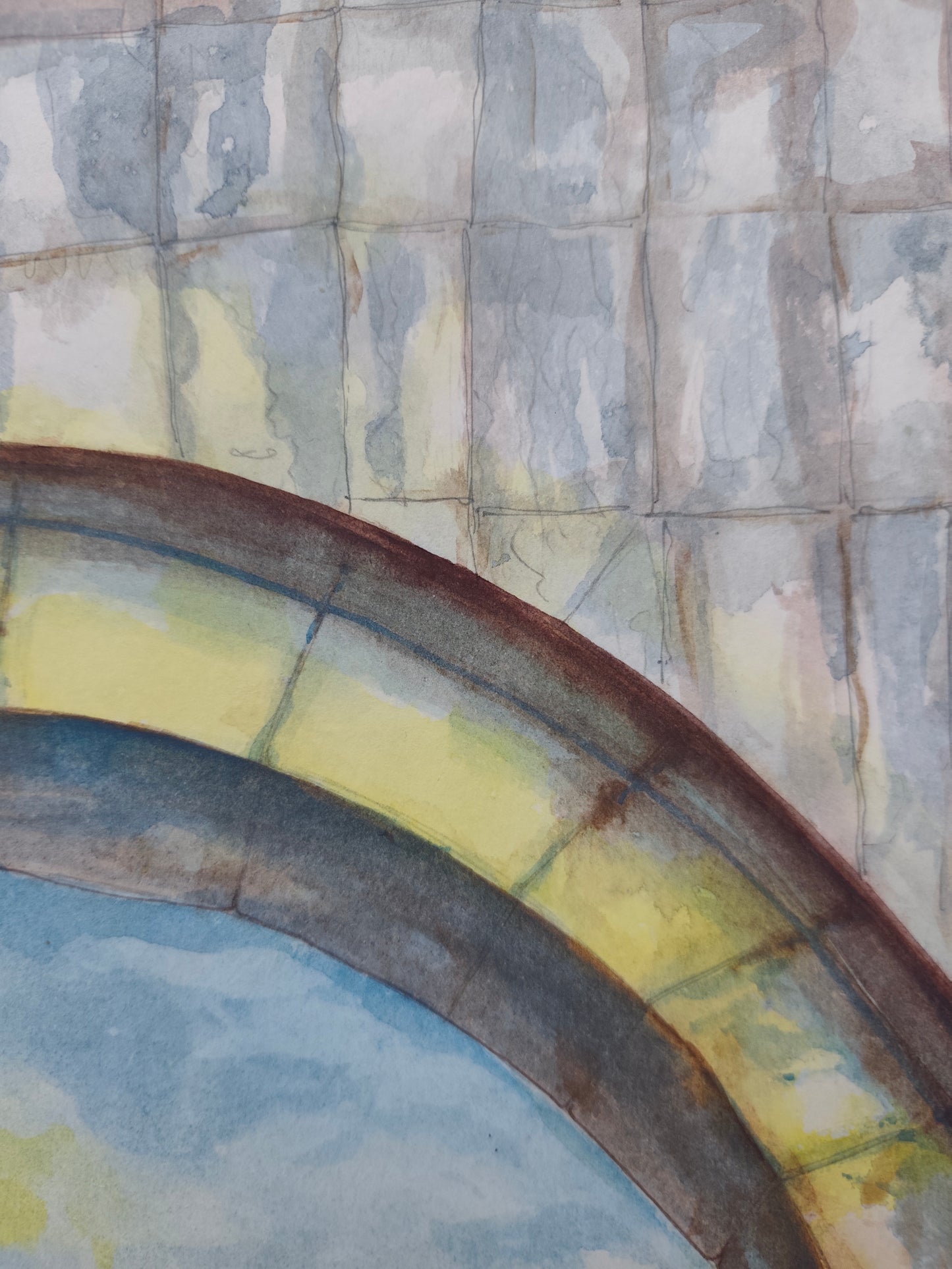 Look through the stone archway of the Valverde Sintra Palácio de Seteais.