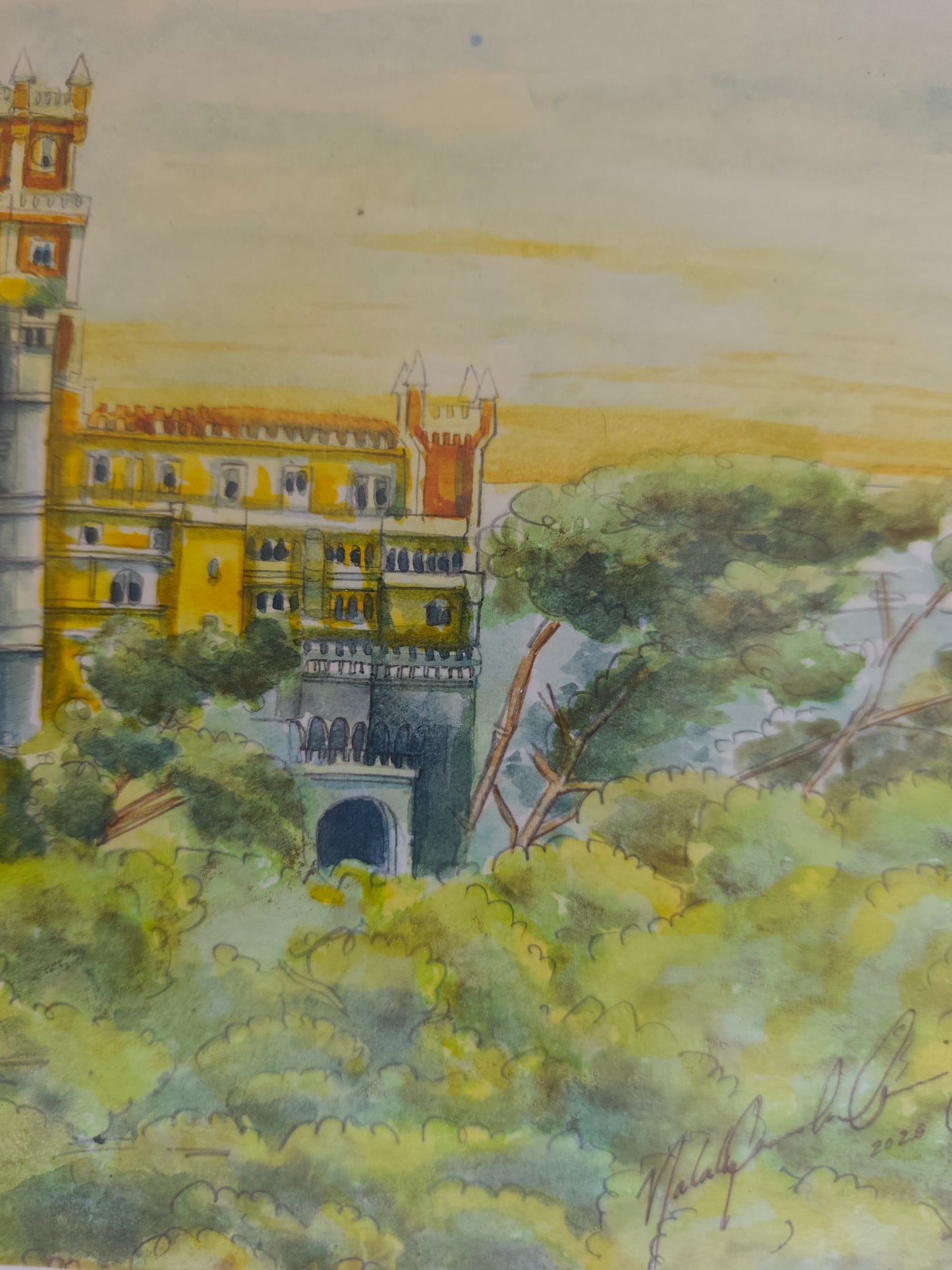 Pena National Palace in Sintra, Portugal