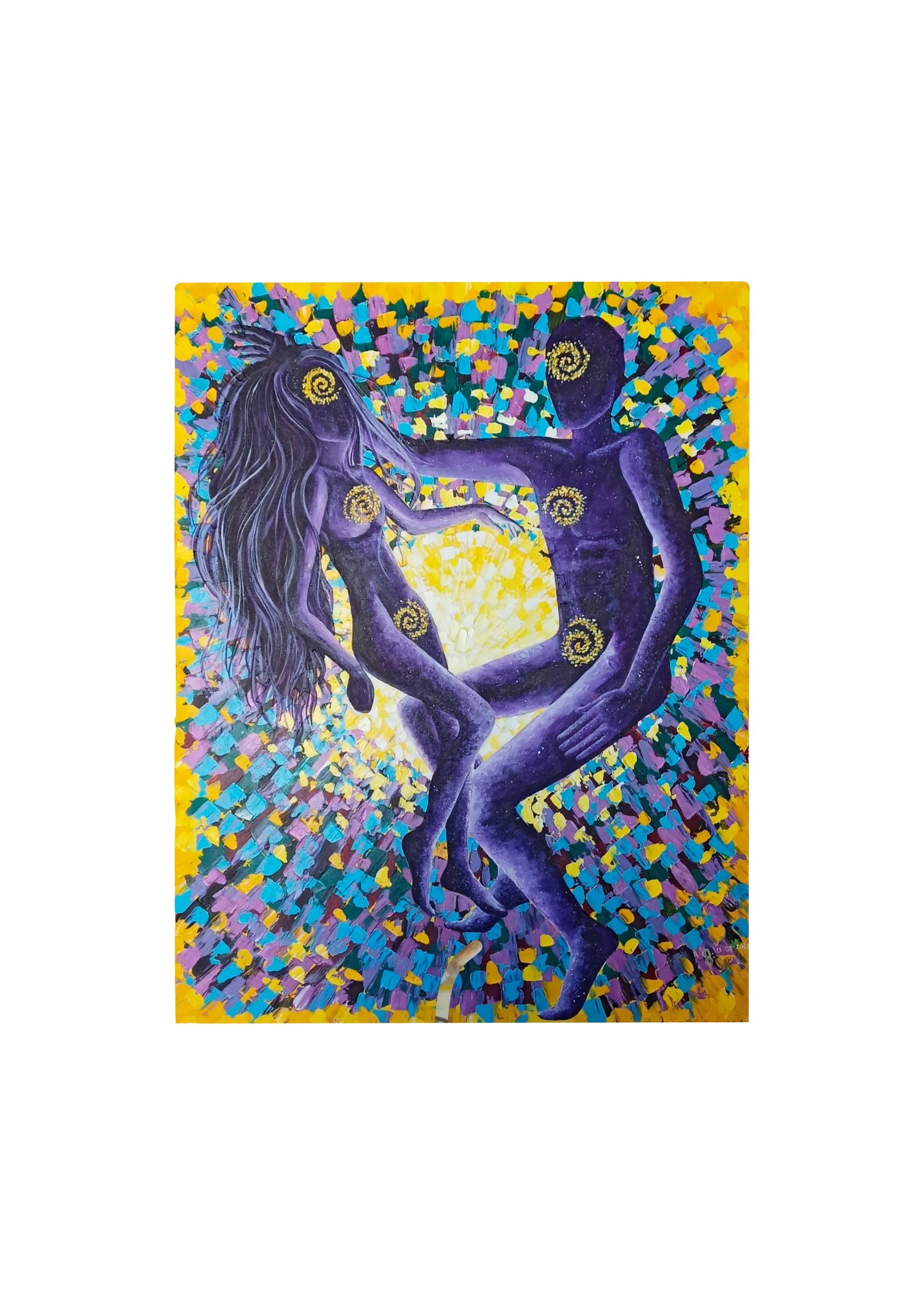 Print of Original Painting: Divine Feminine & Divine Masculine