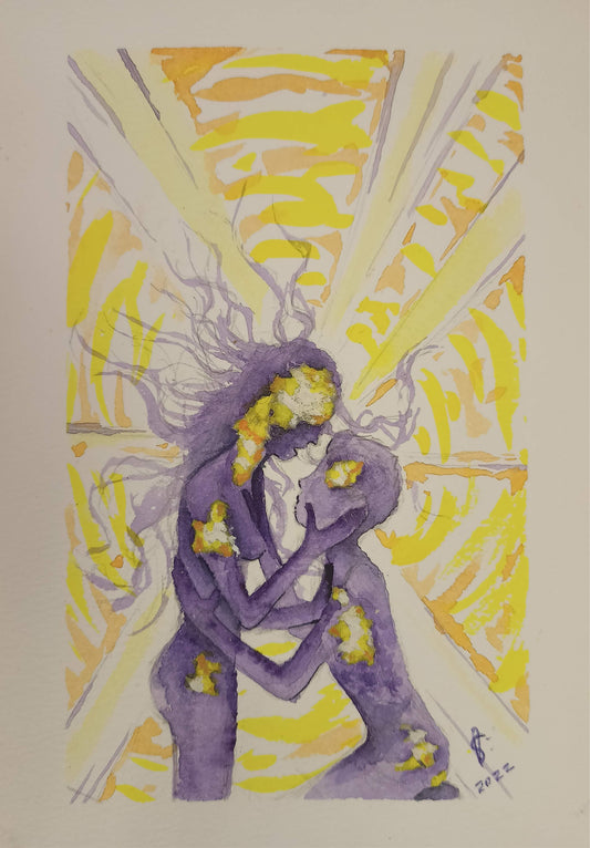 Print of an Original Painting: “ Divine Love”