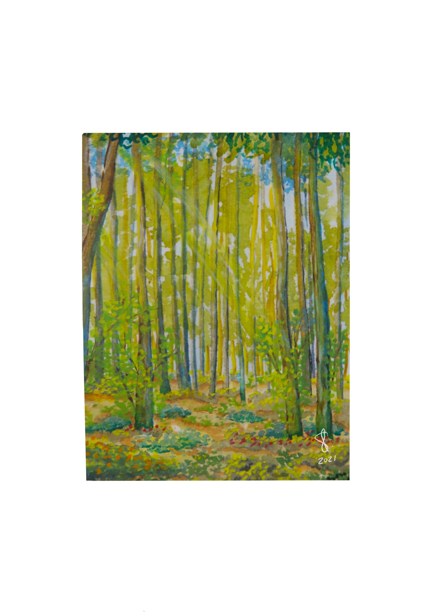 Print of an original painting: “Forest”