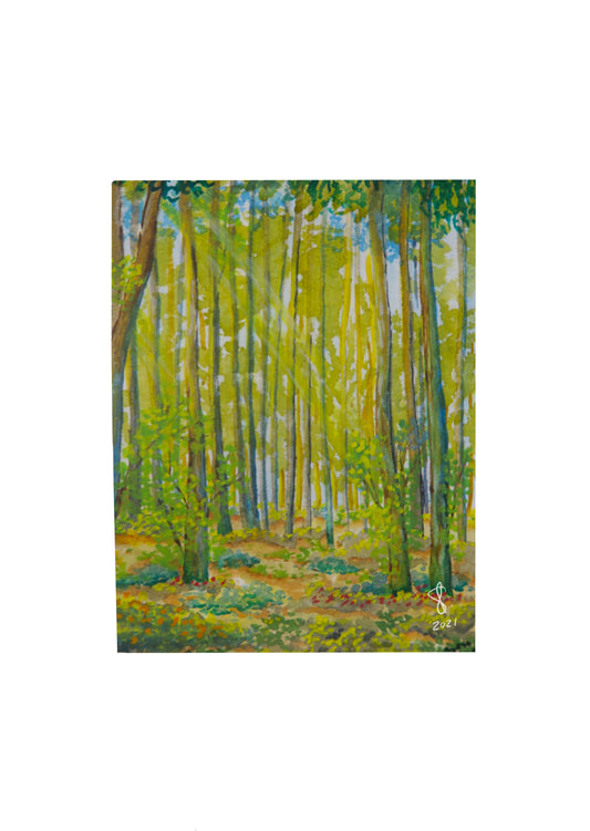 Print of an original painting: “Forest”