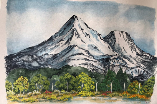 Print of Original painting “Mount Shatsa”